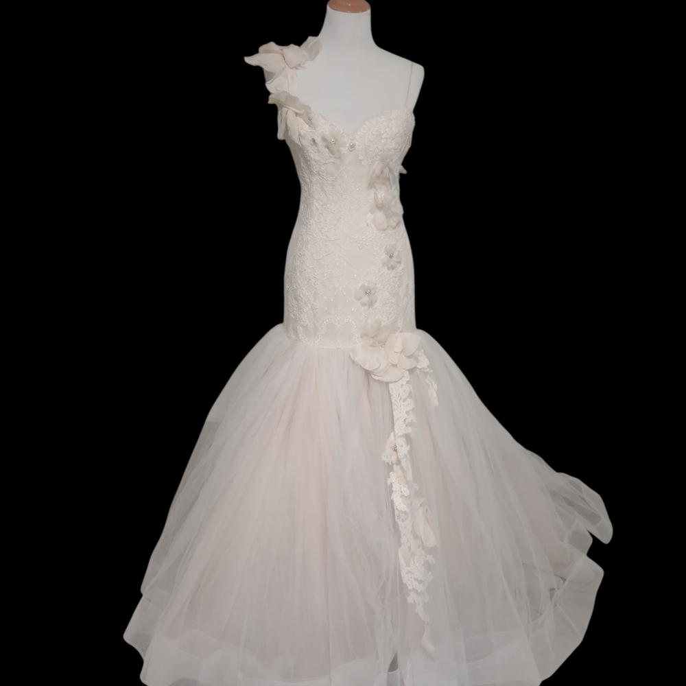 Vintage Lazaro Wedding Gown - A Former Kleinfelds Sample - Size 8 - Picture 5 of 8